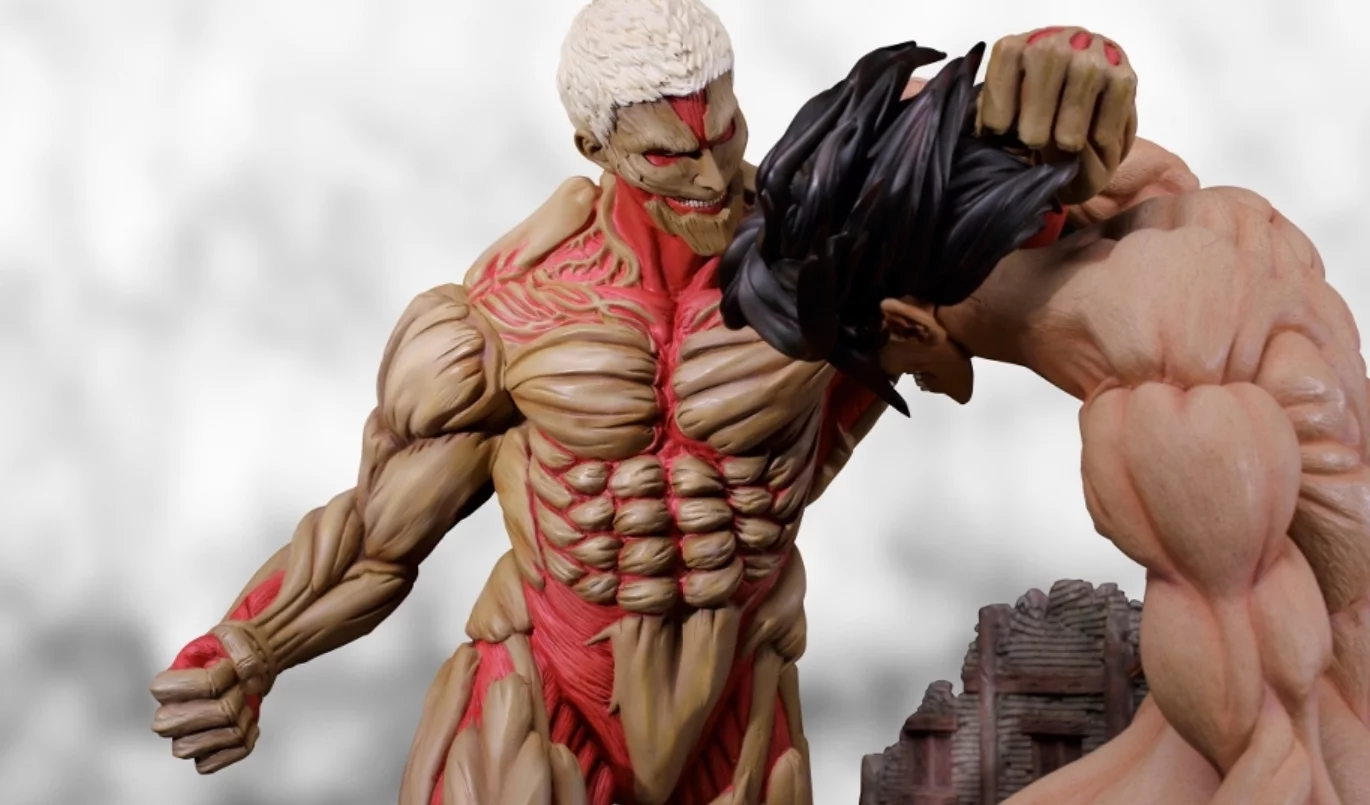 Imagen de Ataque a los Titanes: La nueva increíble figura de Eren y el Titán acorazado