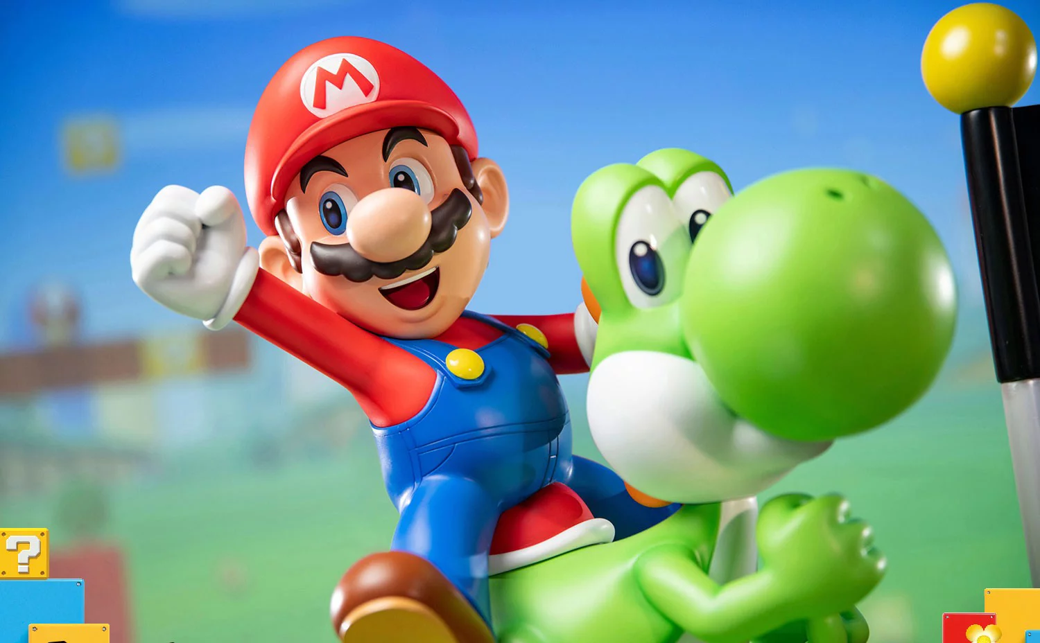 Imagen de First 4 Figures abre las reservas de su imponente pieza de Mario y Yoshi