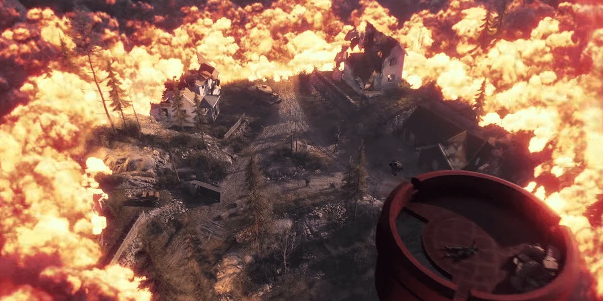 Imagen de Firestorm, el Battle Royale de Battlefield V, se muestra en un espectacular tráiler