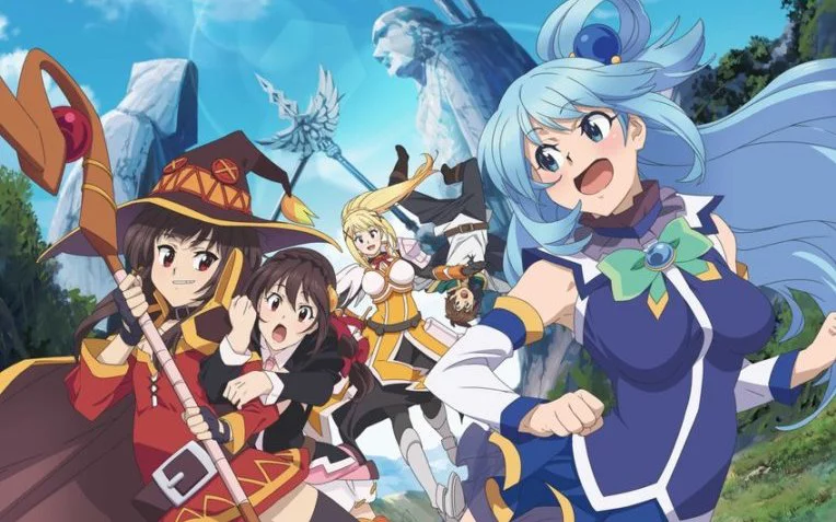 Imagen de KonoSuba muestra un nuevo tráiler y póster de su esperada película