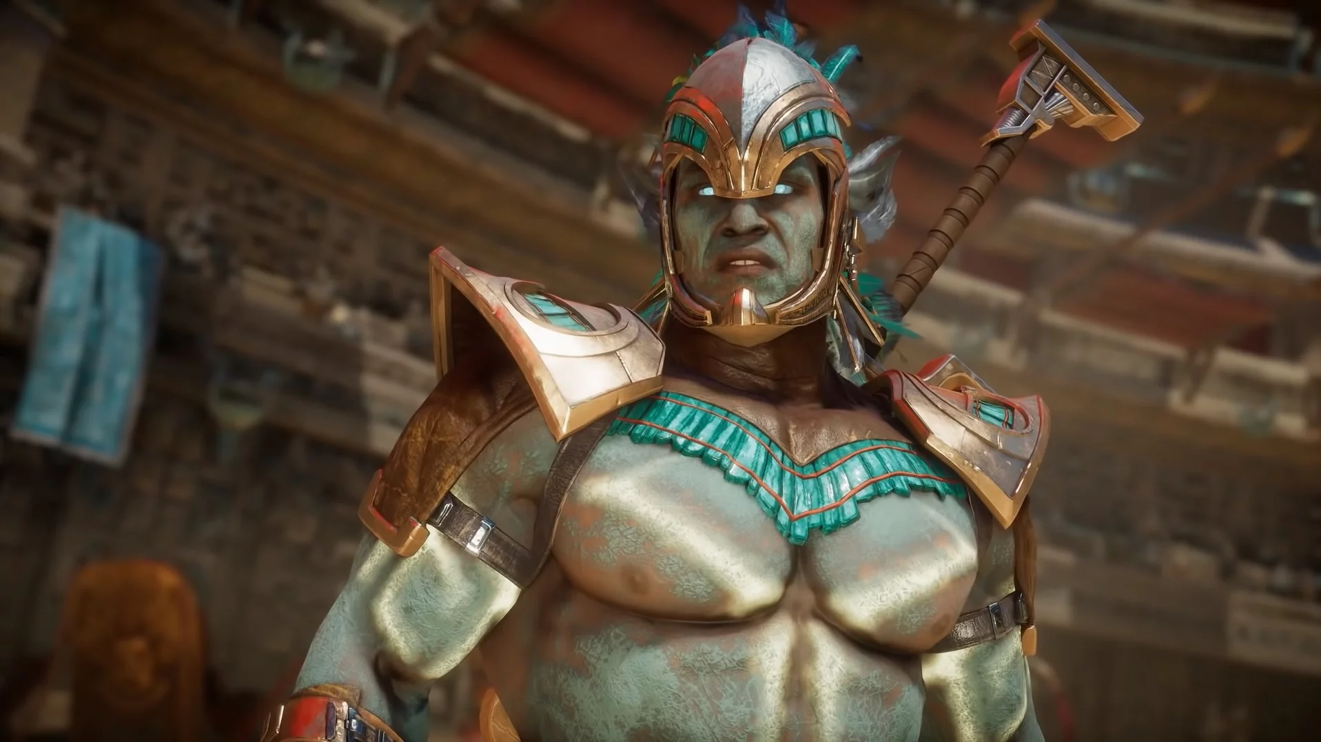 Imagen de Mortal Kombat 11 introduce a Kotal Kahn con un tráiler muy sangriento