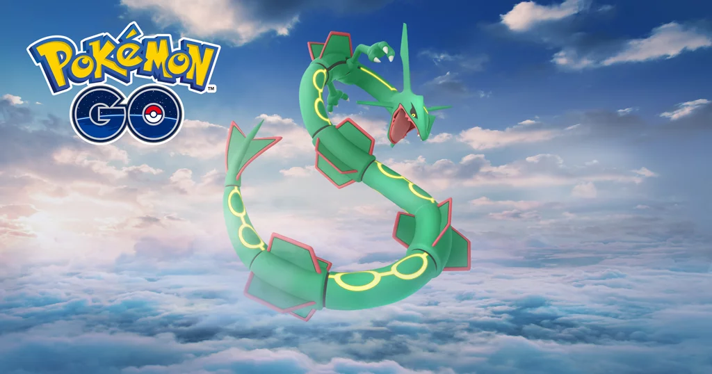 Imagen de Rayquaza protagonizará la próxima incursión de Pokémon GO
