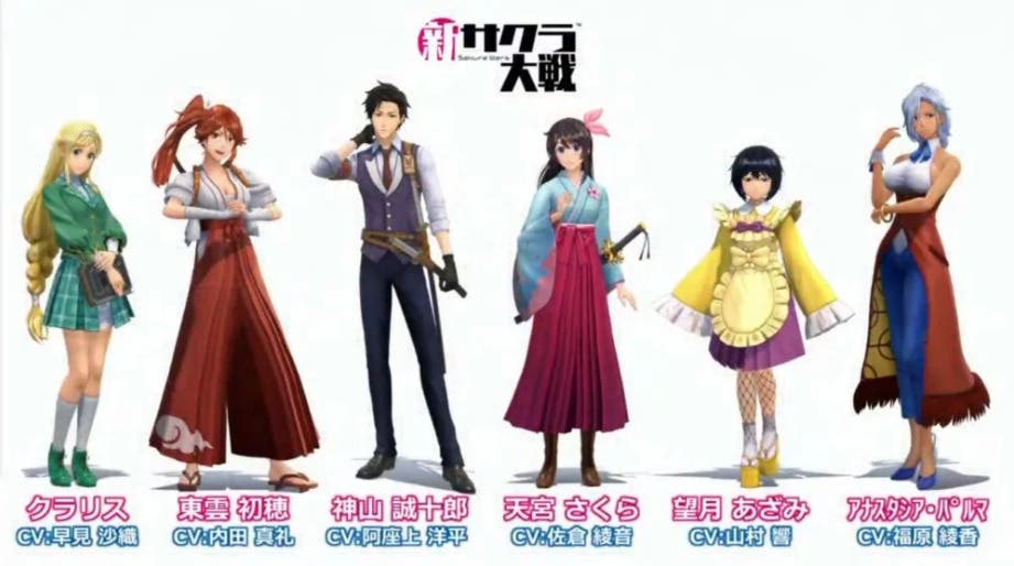 sakura wars personajes