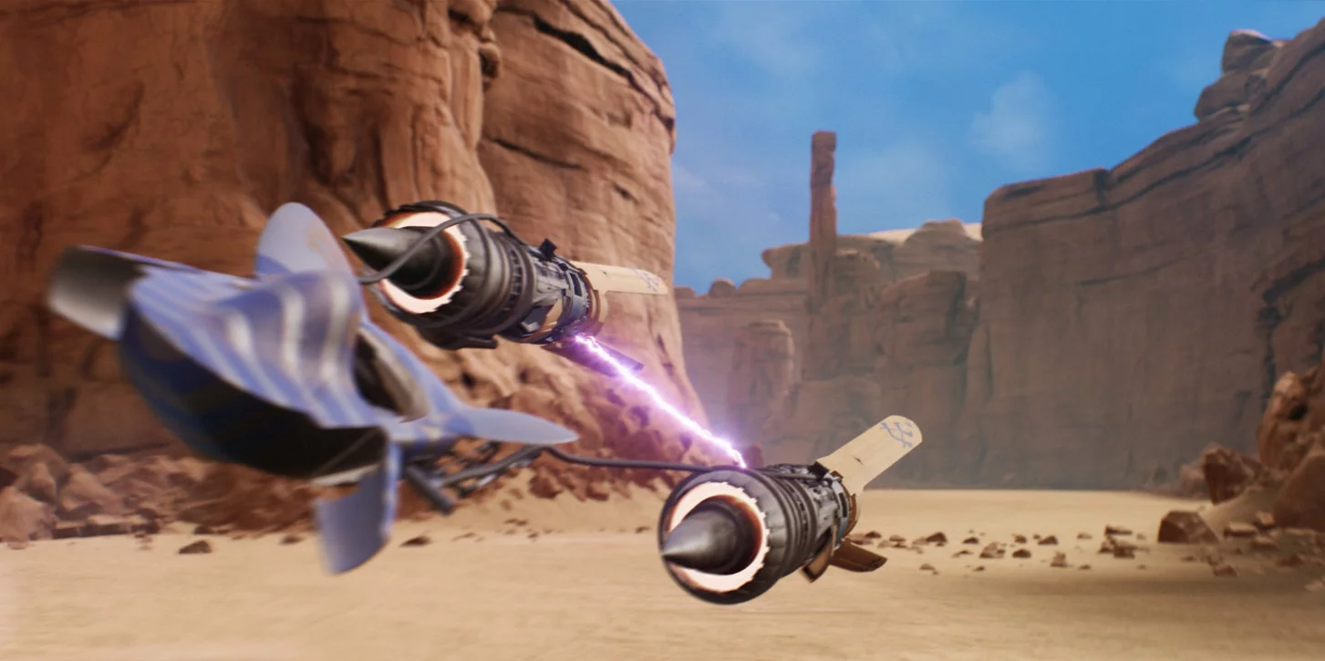 Imagen de Recrean el mítico Star Wars Racer con Unreal Engine en una edición jugable