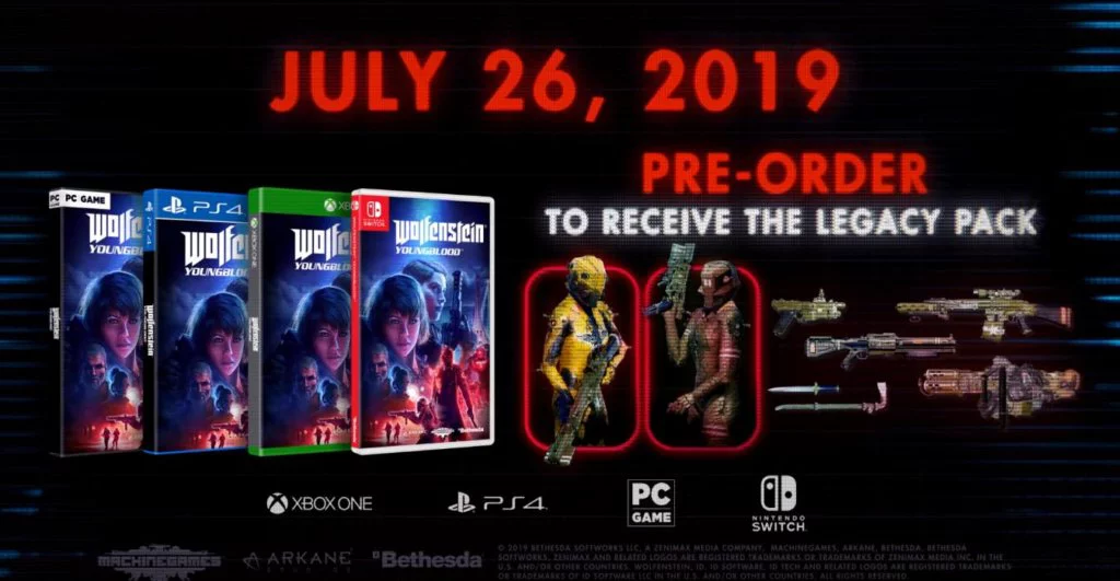 wolfenstein youngblood fecha