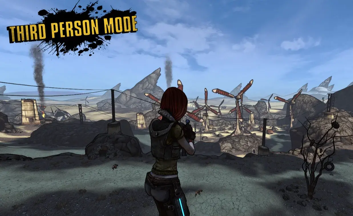 Juega Al Primer Borderlands En Tercera Persona Gracias A Un Mod