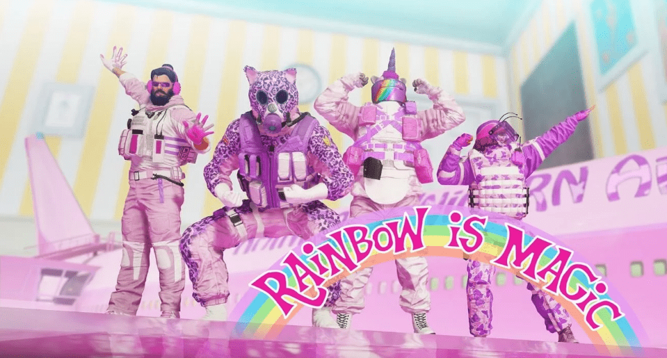Imagen de April Fools' llega a Rainbow Six Siege con una divertida y colorida transformación