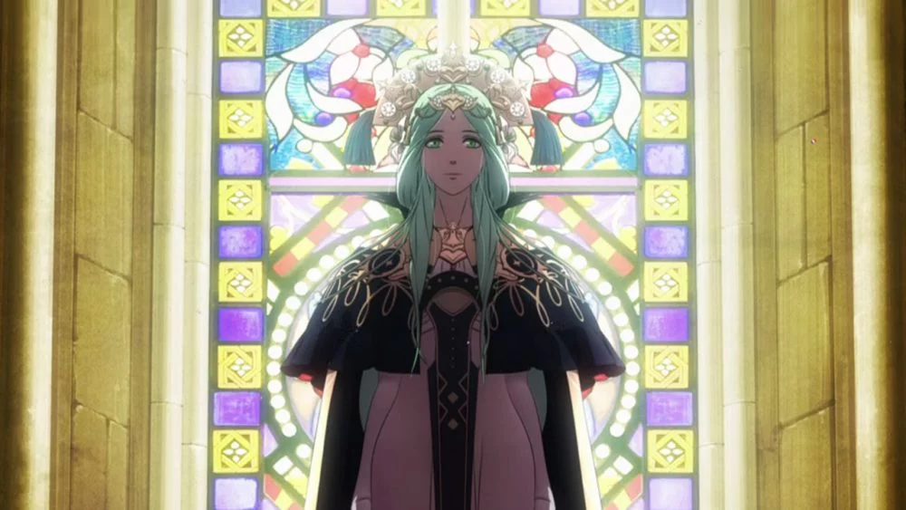 Imagen de Fire Emblem: Three Houses presenta a Rea, arzobispa de la Iglesia de Seiros