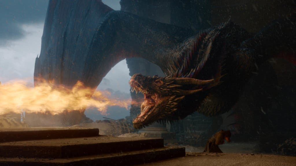 game of thrones series finale dragon pic