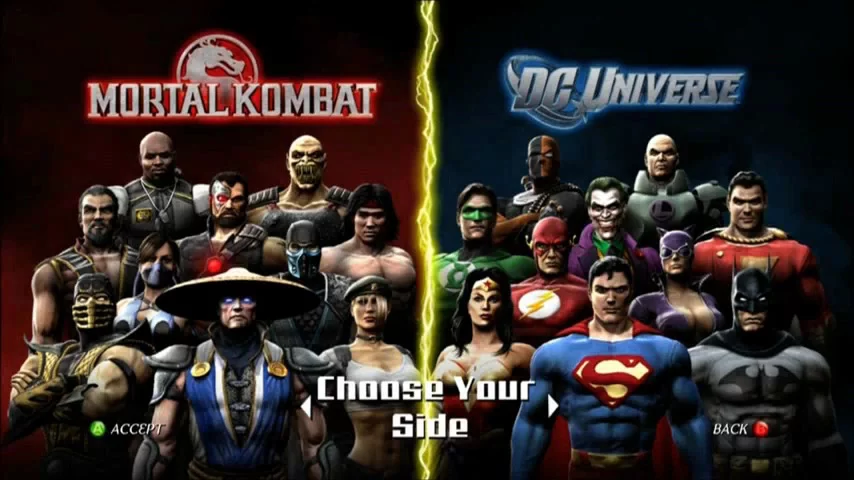 mortal kombat vs dc universe