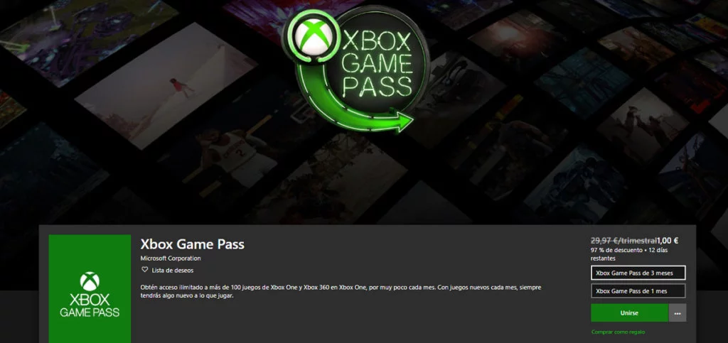 oferta game pass