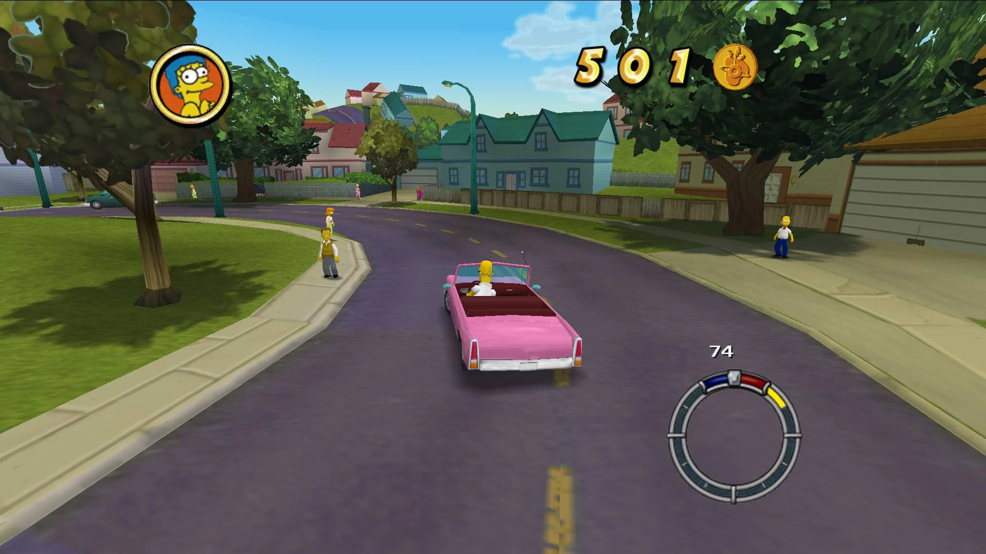 the simpsons hit and run