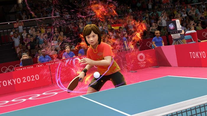 Imagen de Olympic Games Tokyo 2020: The Official Video Game muestra en vídeo el baloncesto y el tenis de mesa