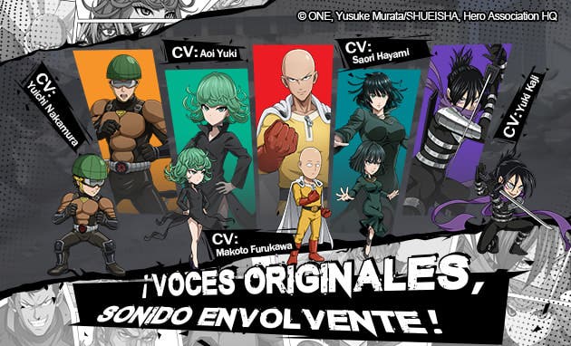 Anuncian el lanzamiento del juego móvil One-Punch Man: Road to Hero