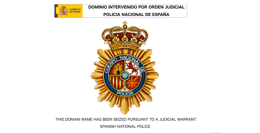 Dominio intervenido por orden judicial