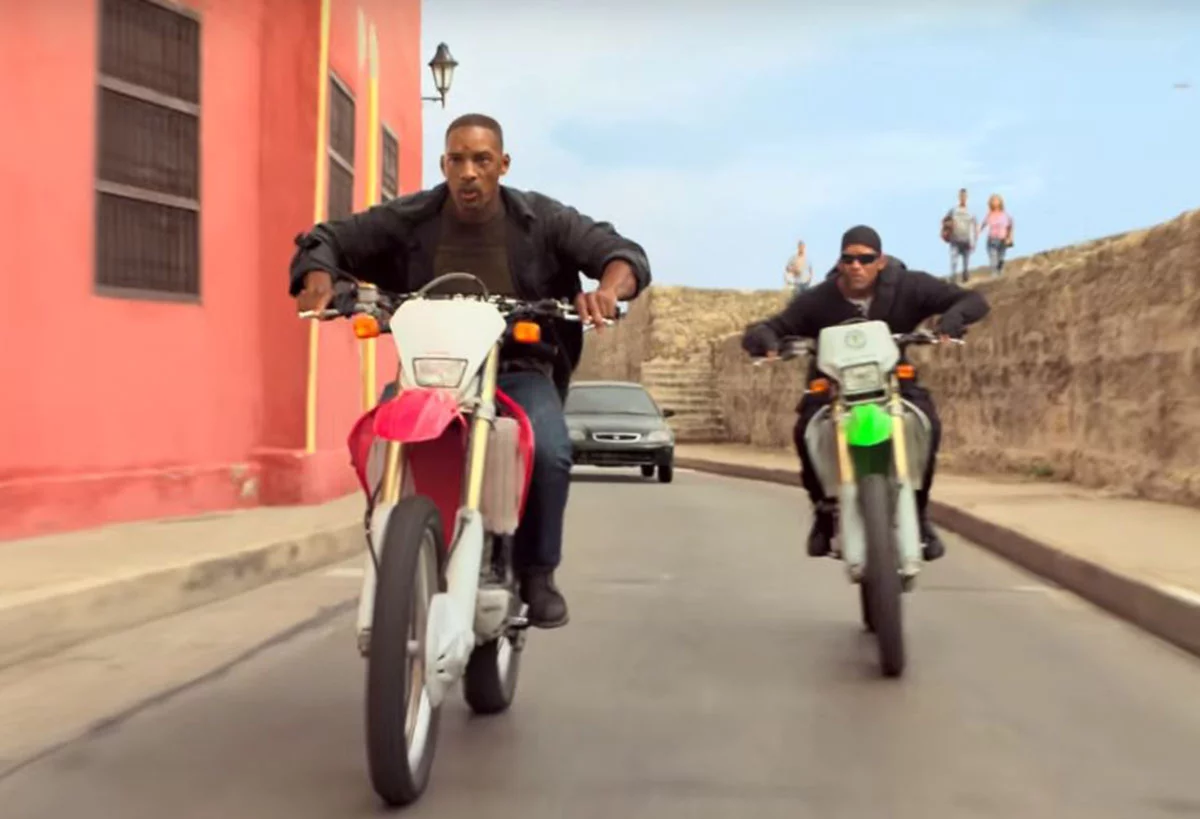 Imagen de Will Smith, una moto y Will Smith en el nuevo tráiler de Géminis