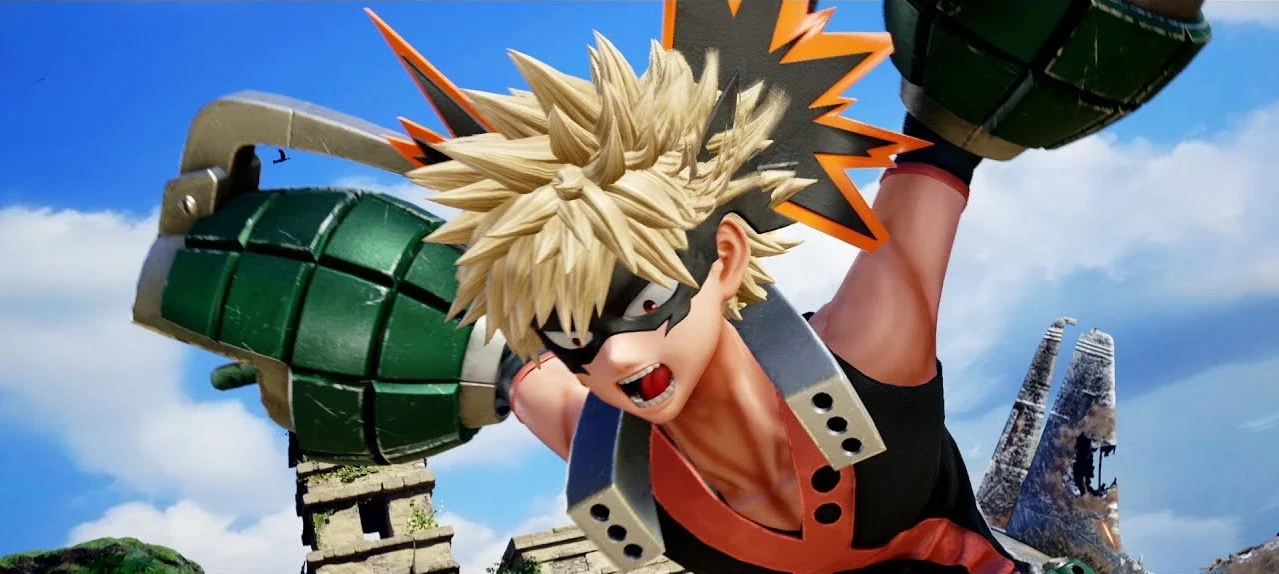 Imagen de Katsuki Bakugo de My Hero Academia se presenta en un nuevo tráiler de Jump Force
