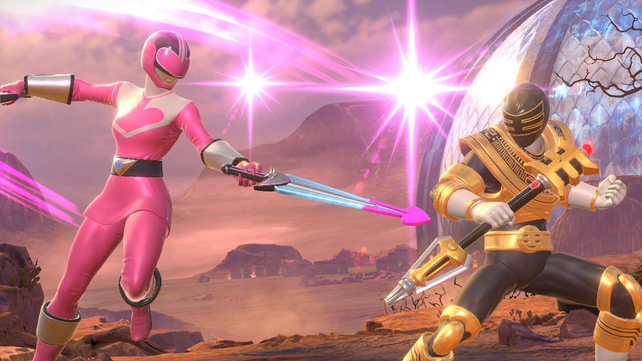 Time Force Pink y Gold Zeo Power Rangers Battle for the Grid