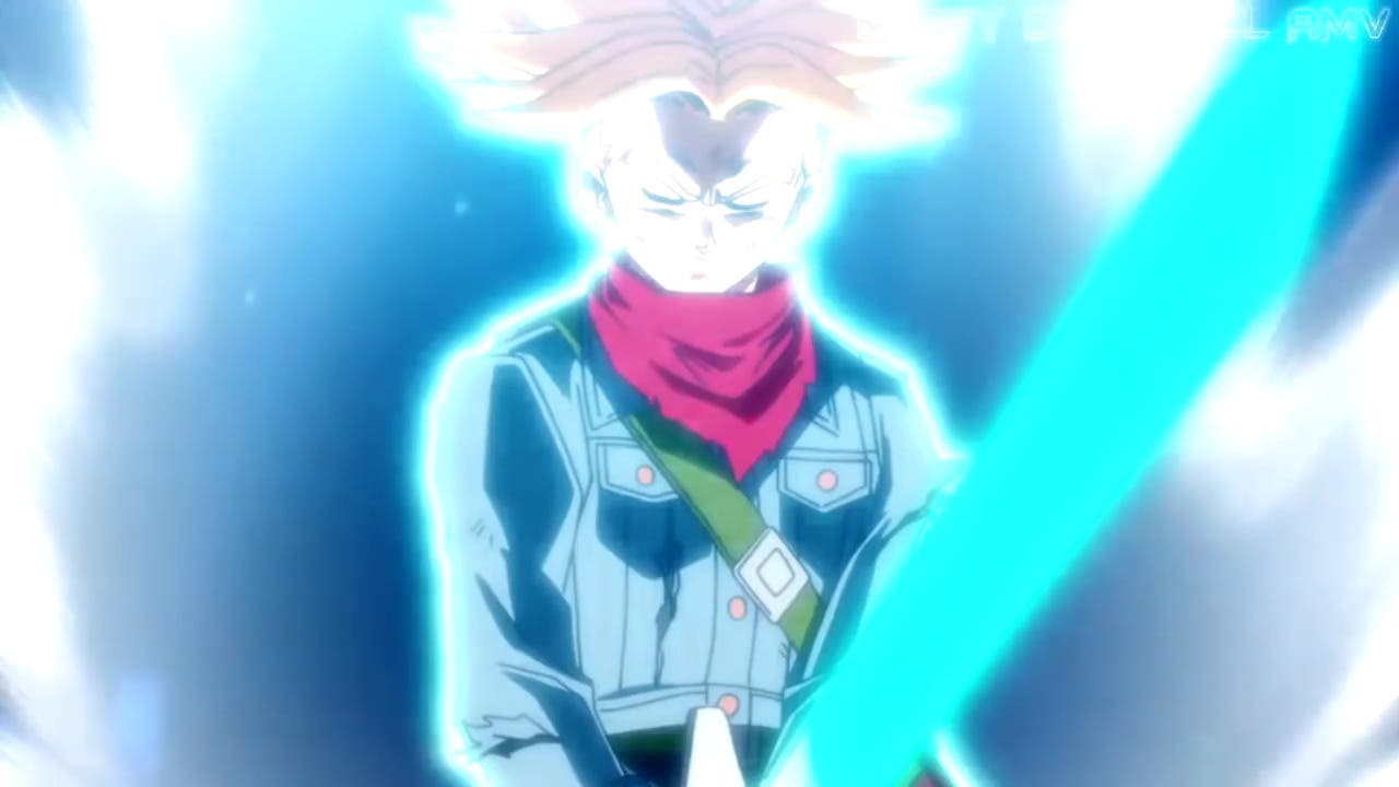 Imagen de Trunks alcanza la transformación Super Saiyajin God en Dragon Ball Heroes