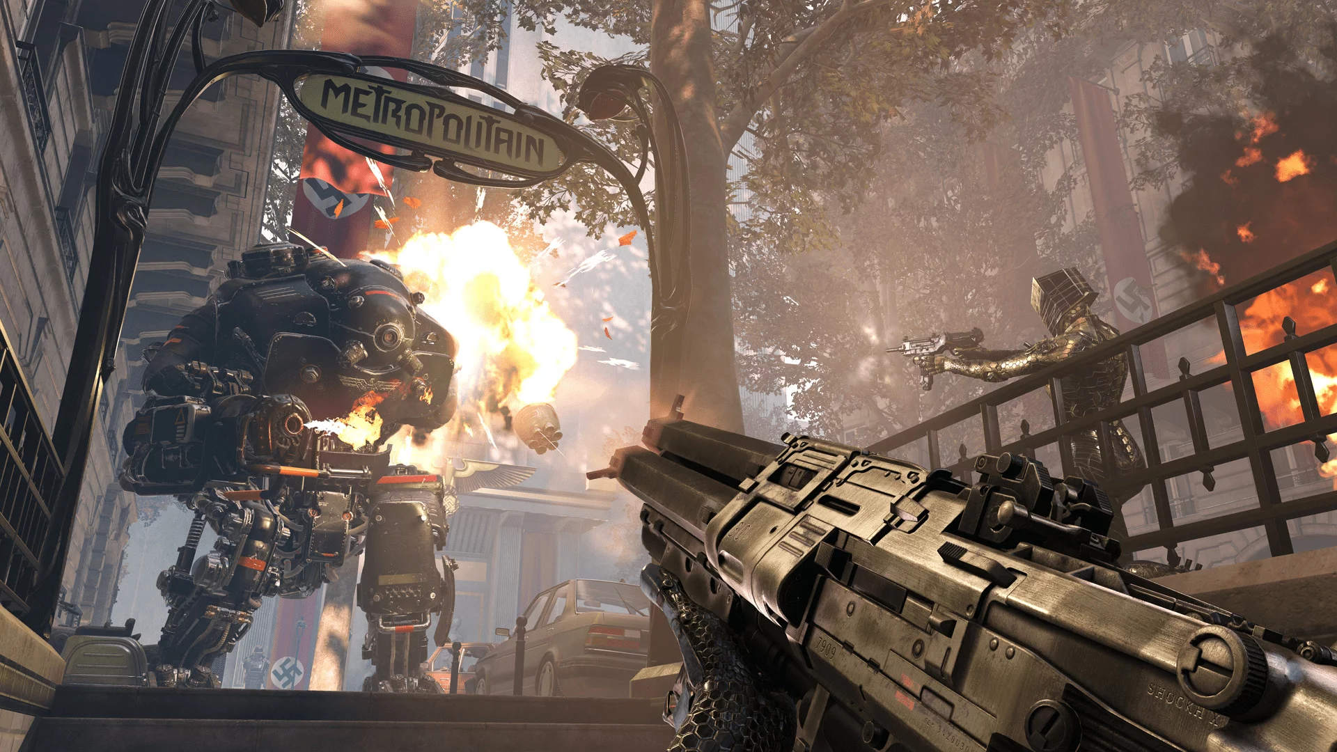 Imagen de Un vídeo analiza el rendimiento de Wolfenstein: Youngblood en Nintendo Switch