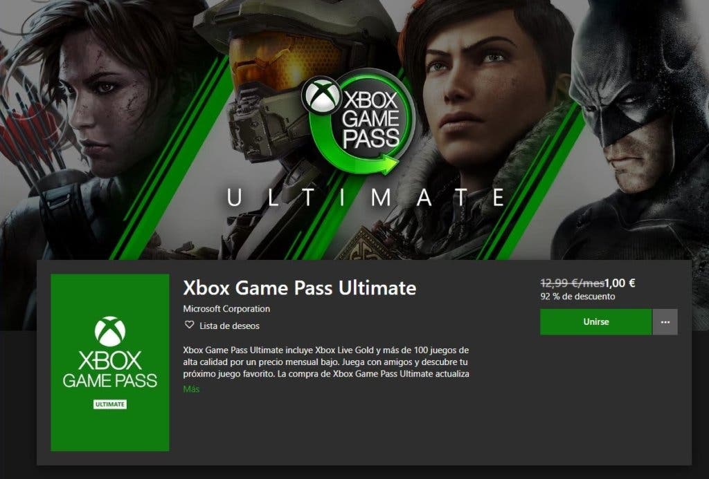 XboxGamePassUltimate oferta