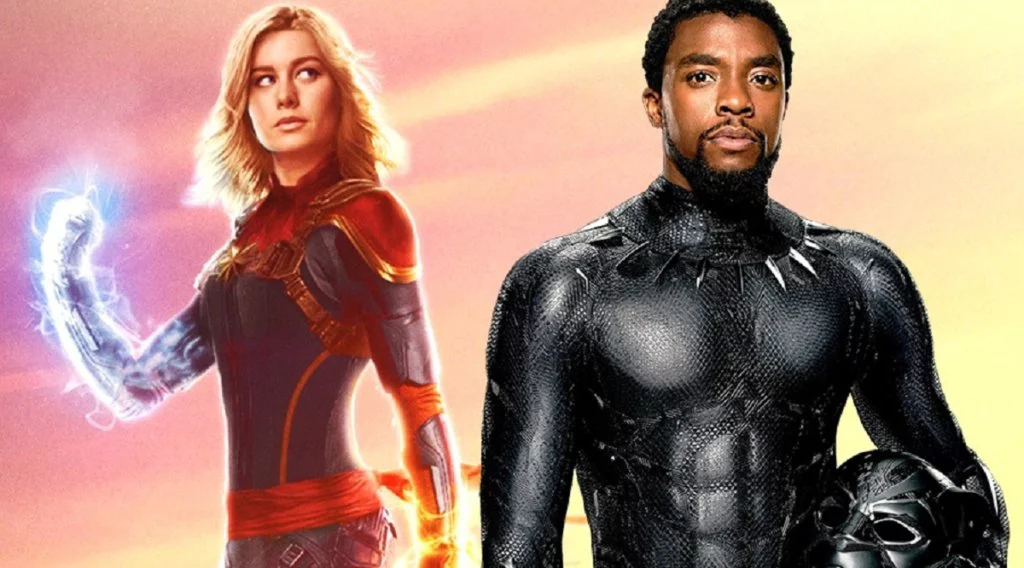 black panther capitana marvel