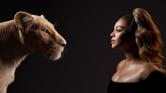disney lion king beyonce nala portrait