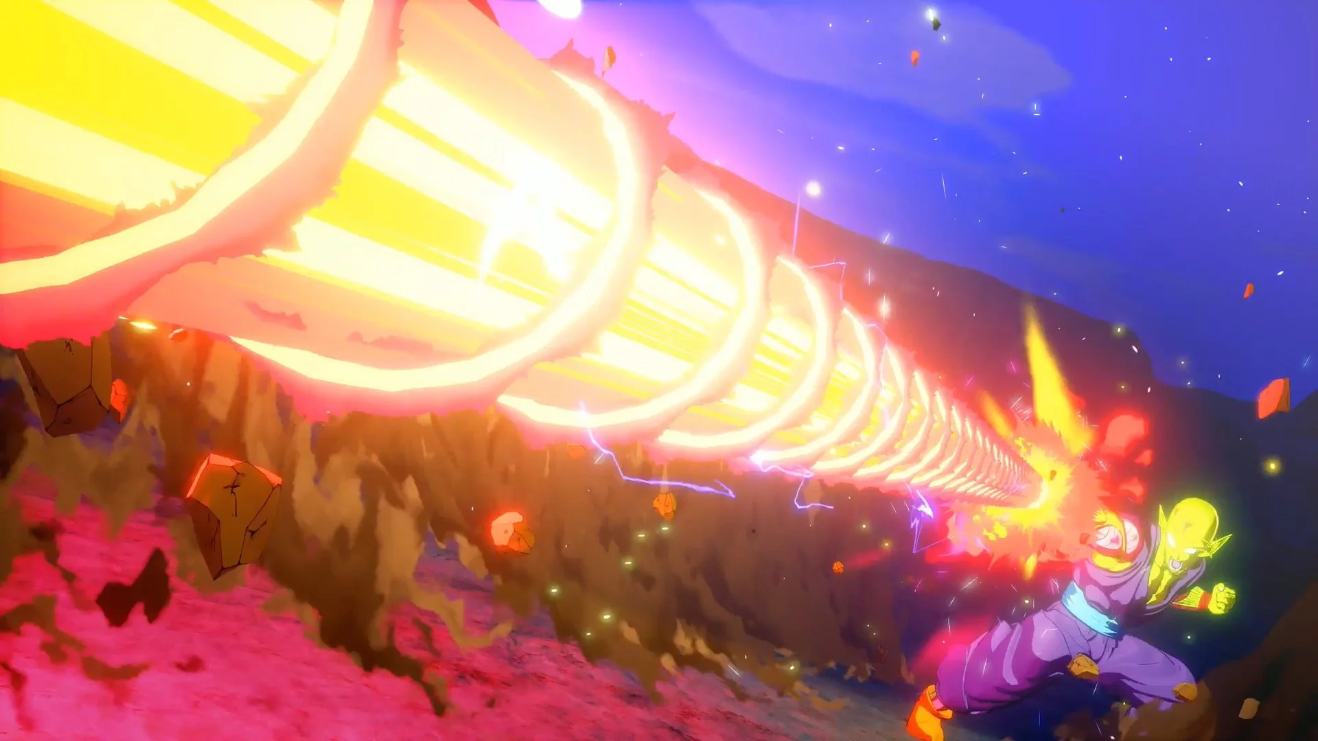 Imagen de Dragon Ball Z Kakarot muestra a Raditz, Nappa, Vegeta y Piccolo en nuevas imágenes