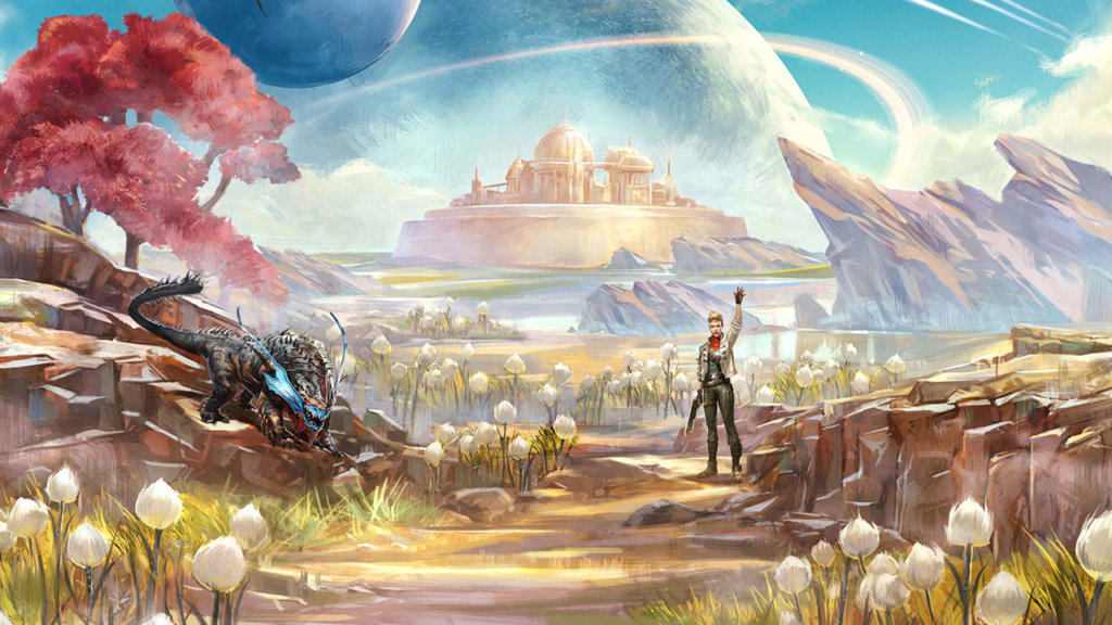 the outer worlds art
