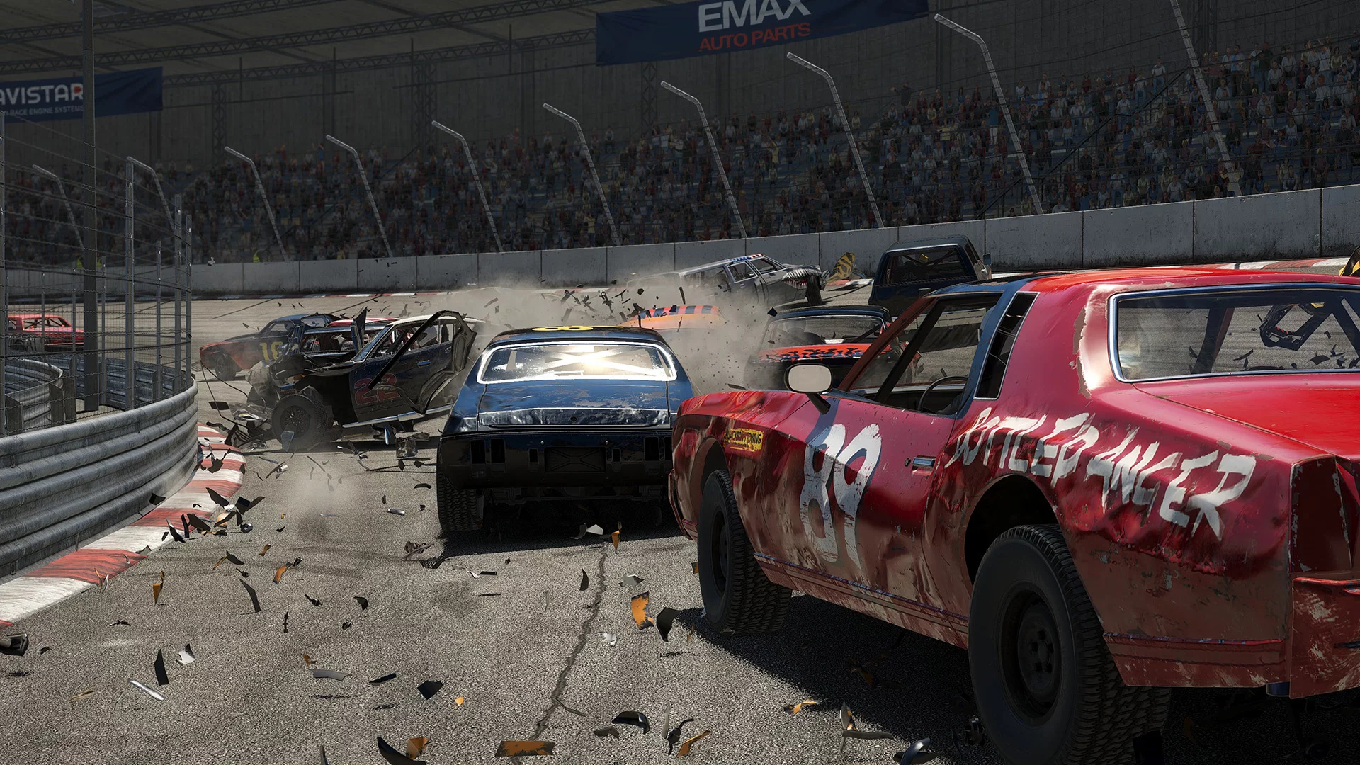 Imagen de Wreckfest lanza nuevo tráiler centrado en el piloto Lucky 99 preparando su estreno en consolas