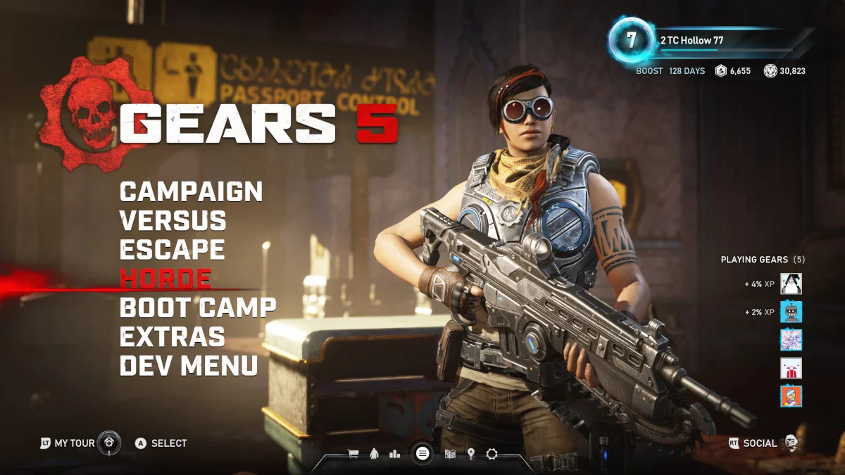 01 Main Menu Horde Highlight