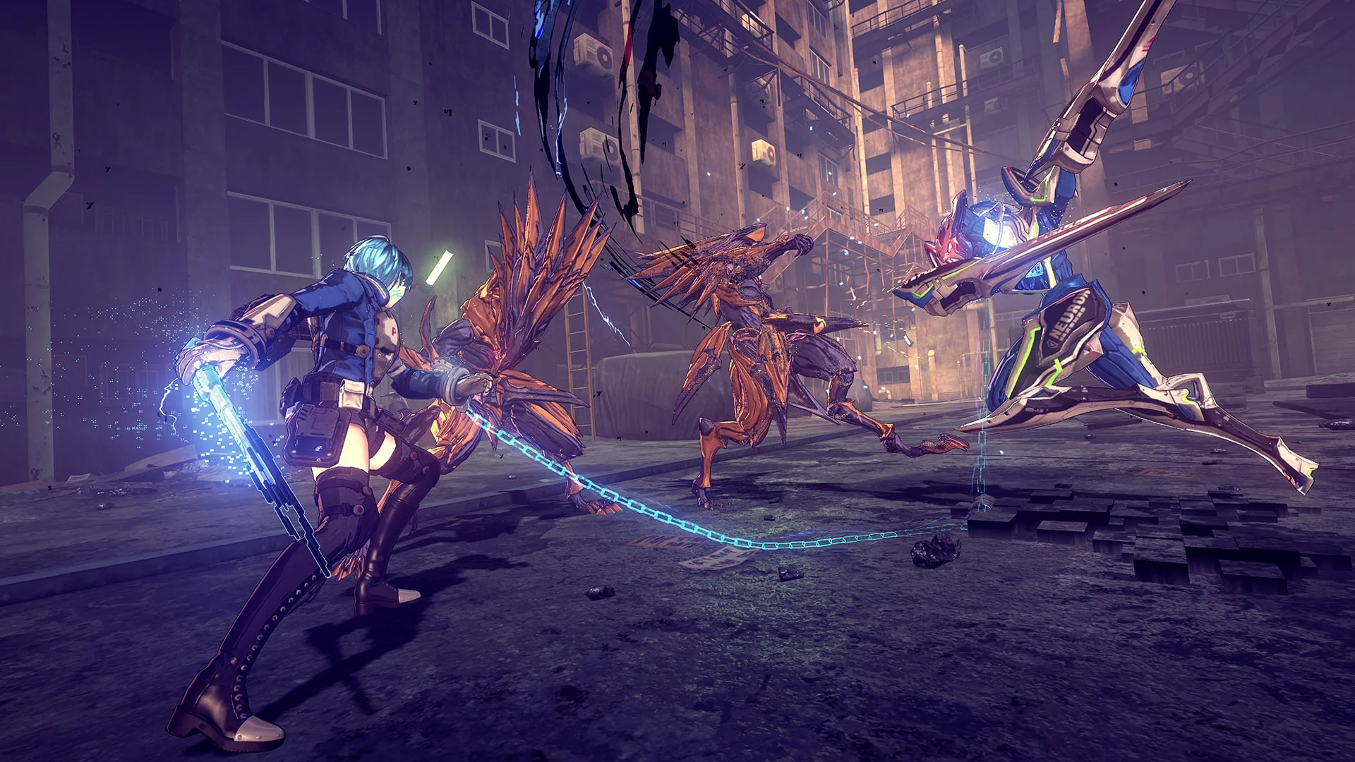 Imagen de Así es Astral Chain para los "especialistas técnicos" de Digital Foundry