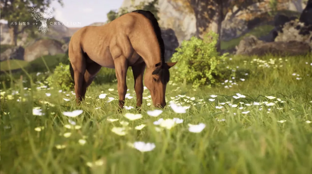 Imagen de Los caballos de Ashes of Creation protagonizan su último diario de desarrollo
