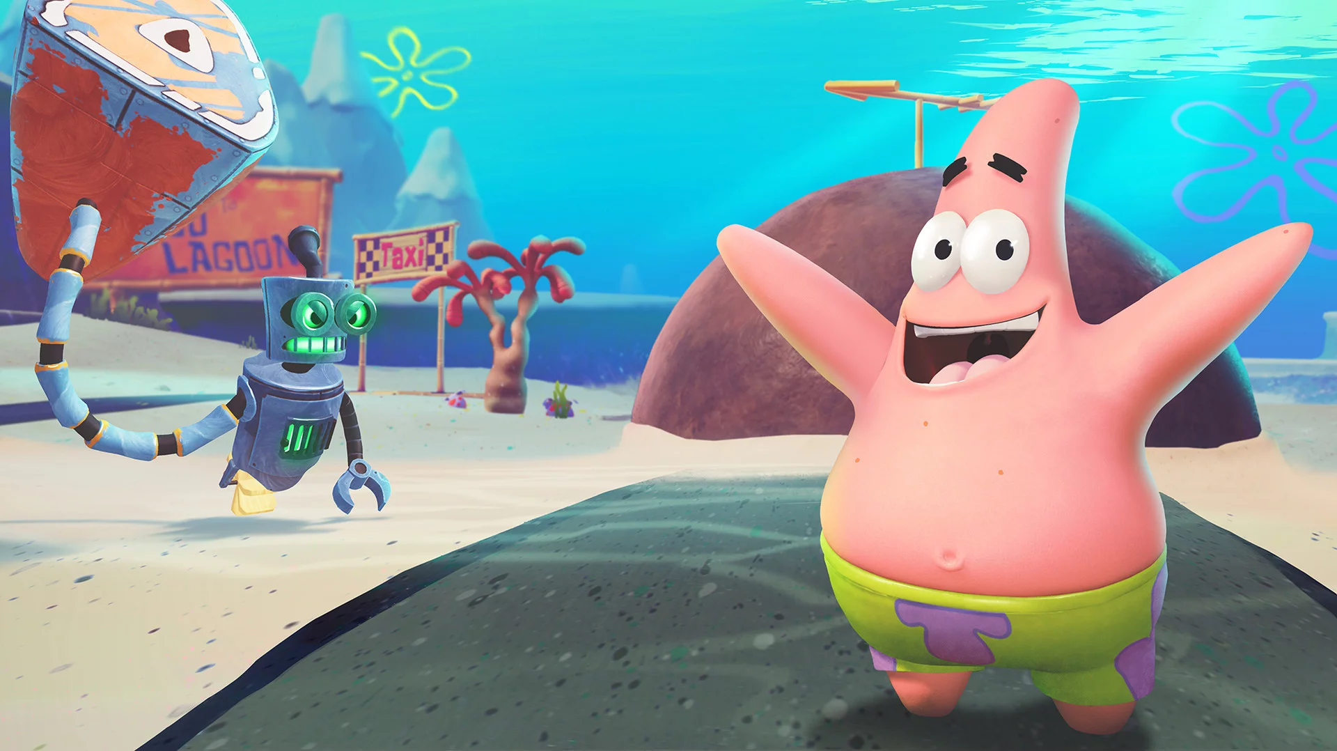 Imagen de SpongeBob SquarePants: Battle for Bikini Bottom – Rehydrated se muestra en un nuevo gameplay