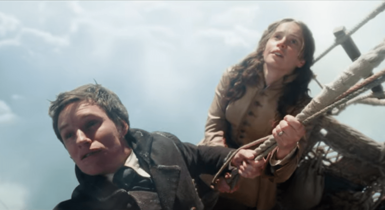 Imagen de Vuela con Felicity Jones y Eddie Redmayne en el primer tráiler de The Aeronauts