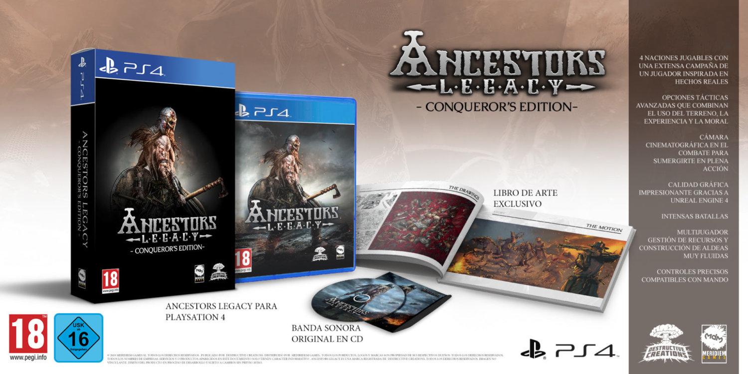 Ancestors - Legacy - Conquerors Edition - Playstation 4 (Neu und originalverpackt) in Eich für