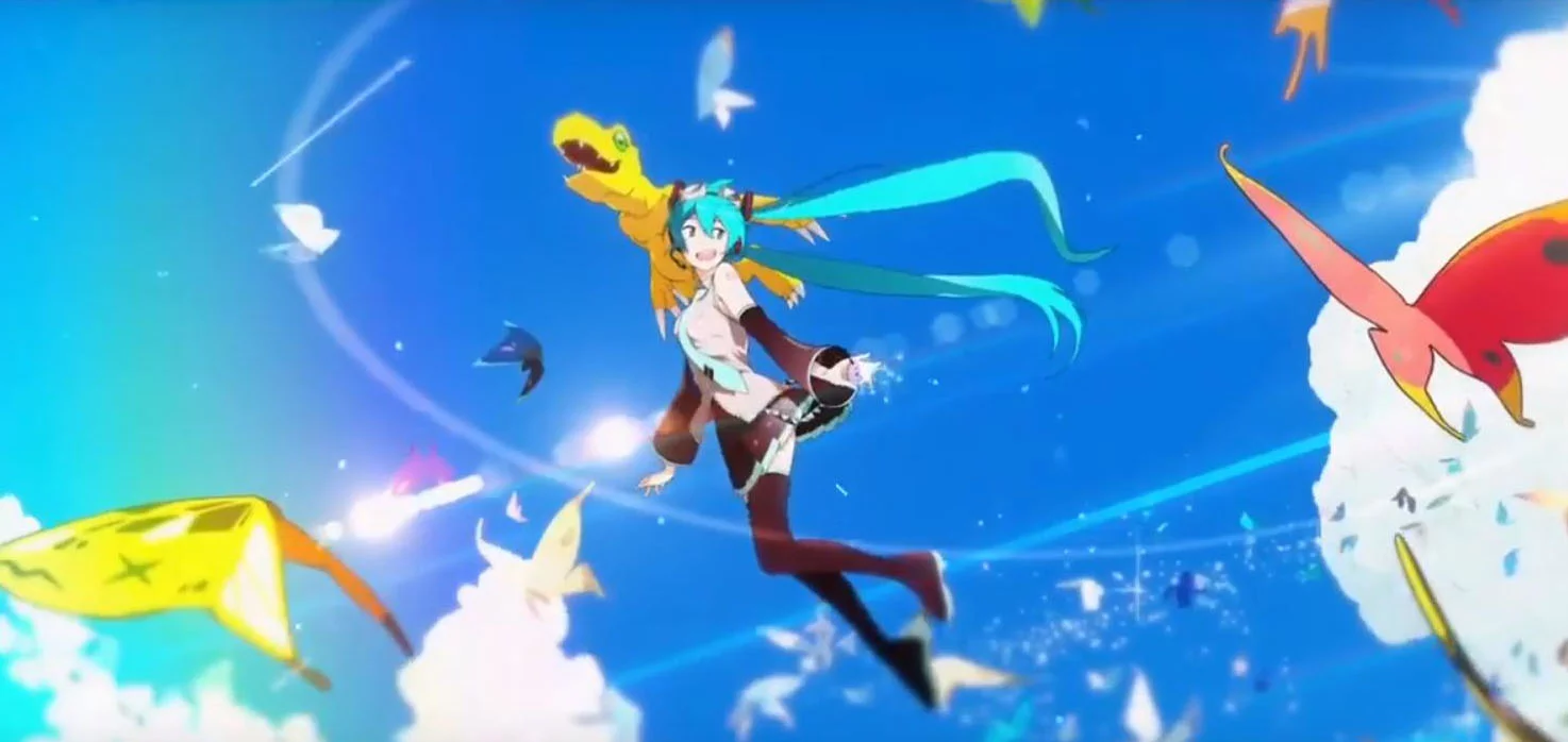Imagen de Hatsune Miku canta una cover de Butter-Fly por el 20 aniversario de Digimon
