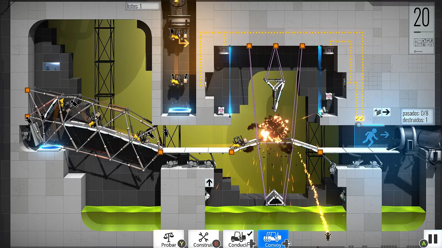 Imagen de Bridge Constructor Portal lidera el nuevo Humble Builder Bundle