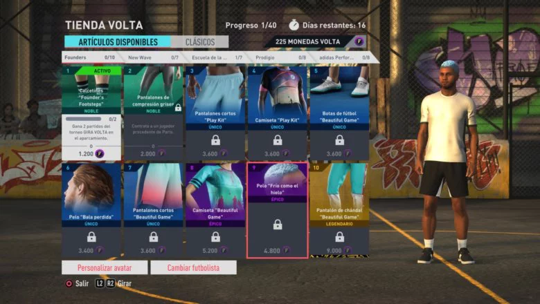 FIFA 20 MUNDO VOLTA en los menus 1