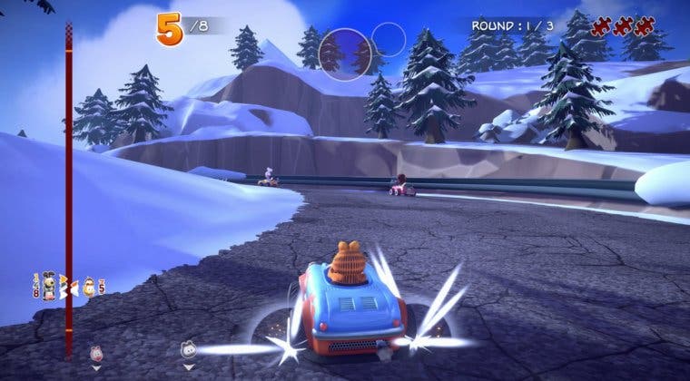 Imagen de Garfield Kart: Furious Racing muestra su conducción en nuevas imágenes