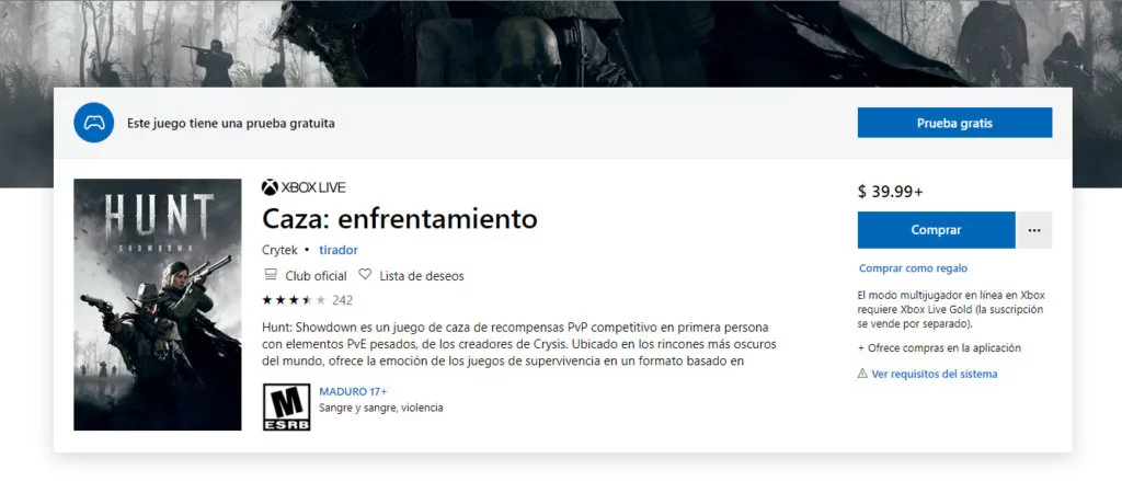Hunt Showdown ficha