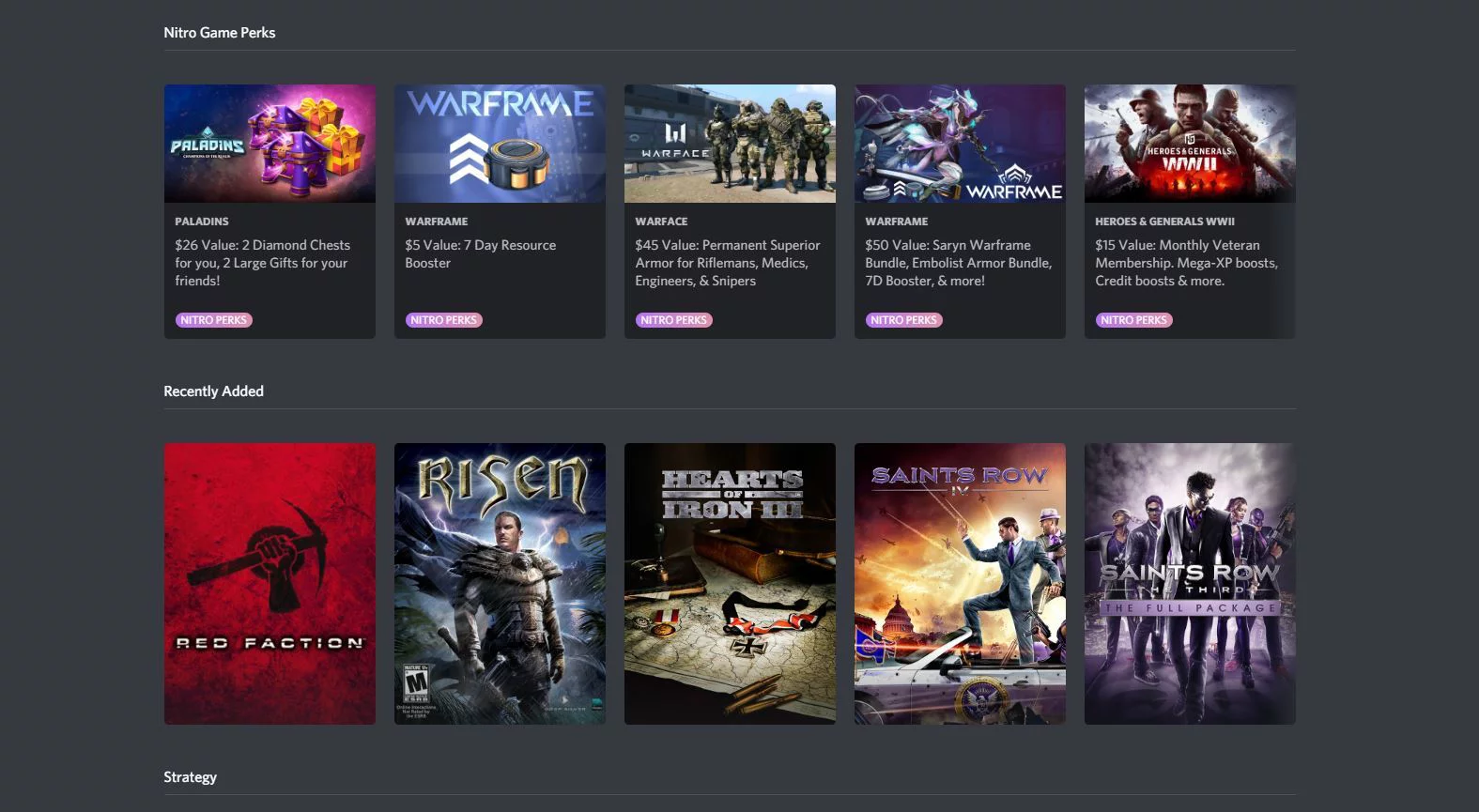 Imagen de Nitro Games, la librería de suscripción de Discord, será cancelada