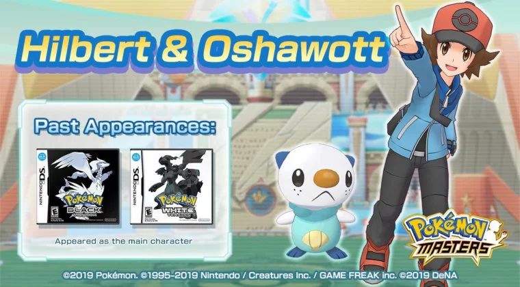 Imagen de Hilbert y Oshawott forman la nueva pareja de Pokémon Masters