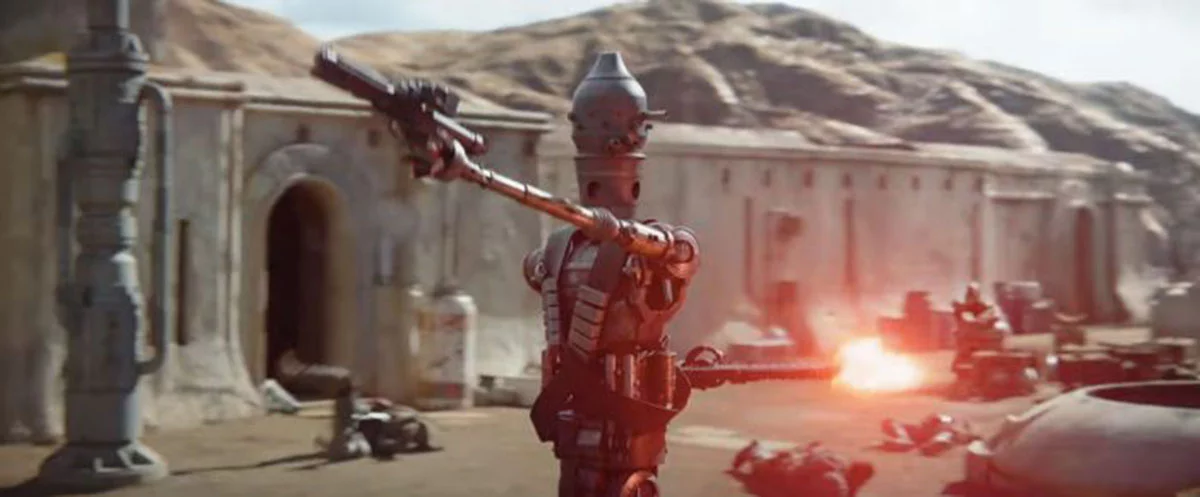 Imagen de El robot de Taika Waititi en The Mandalorian será como "un niño con una pistola"