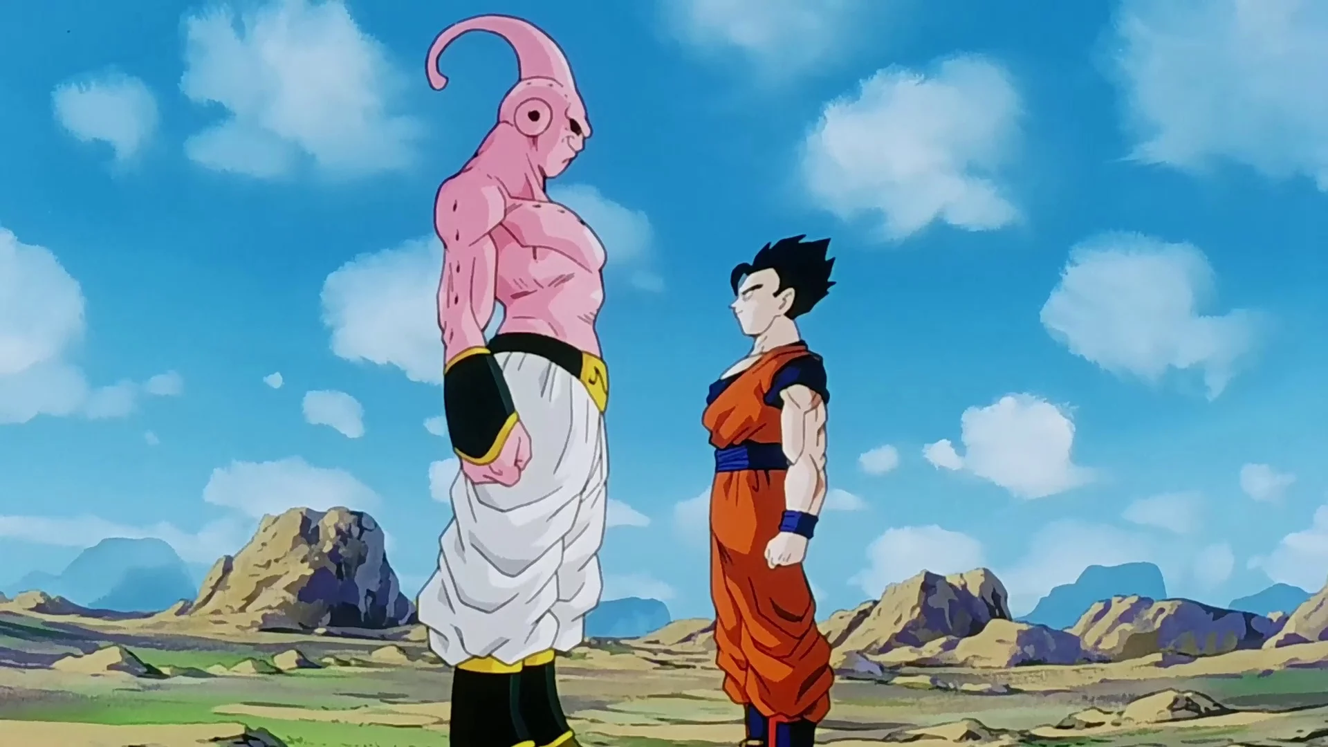 Imagen de Gohan desafía a Super Buu en esta impresionante figura de Dragon Ball Z