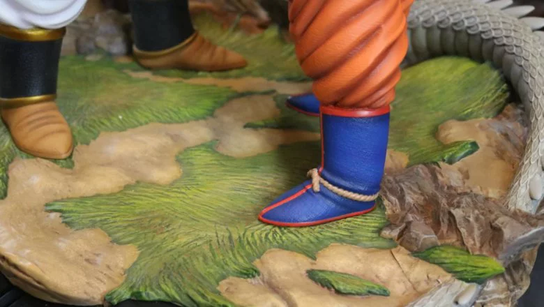 dragon ball z figura gohan y super buu 12