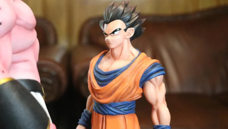 dragon ball z figura gohan y super buu 5
