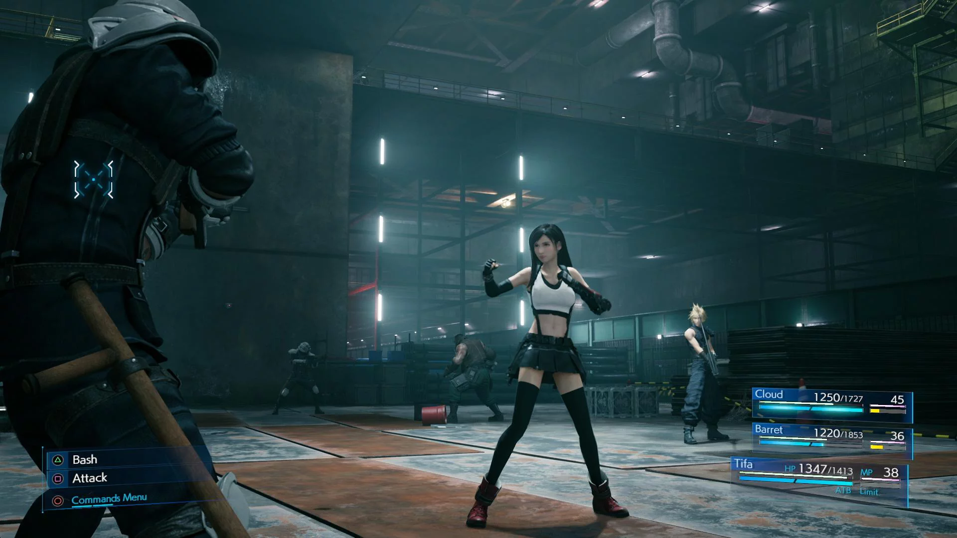 Imagen de Final Fantasy VII Remake detalla su modo de combate 'Clásico'