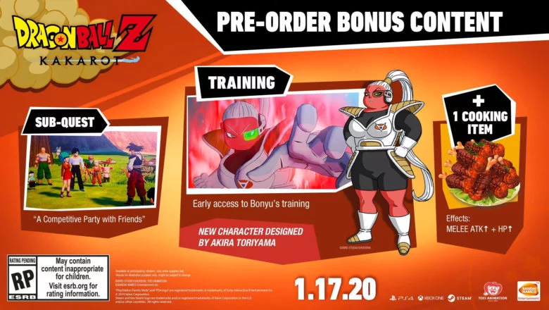 kakarot bonus de reserva
