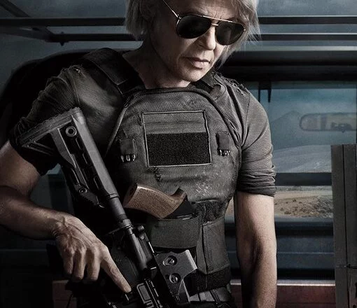 terminator dark fate posters linda hamilton